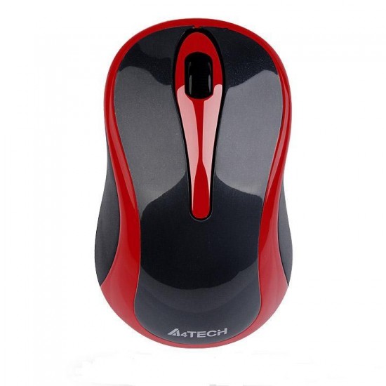 Wireless mouse A4tech G3-280N-2, V-Track PADLESS, black/red, USB