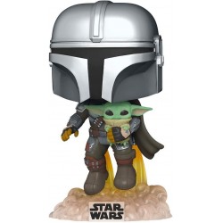 Фигурка Funko POP! Star Wars: The Mandalorian - The Mandalorian with the Child #402