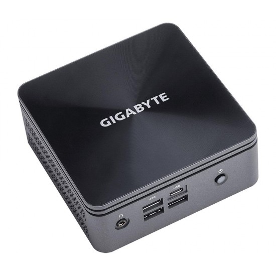 Mini  PC Gigabyte Brix BRi3H-10110, Intel&reg; Core&trade; i3-10110U, 4GB SO-DIMM DDR4, 240GB SSD,HDD/SSD,USB Type-C&trade;, WF+BT, черен