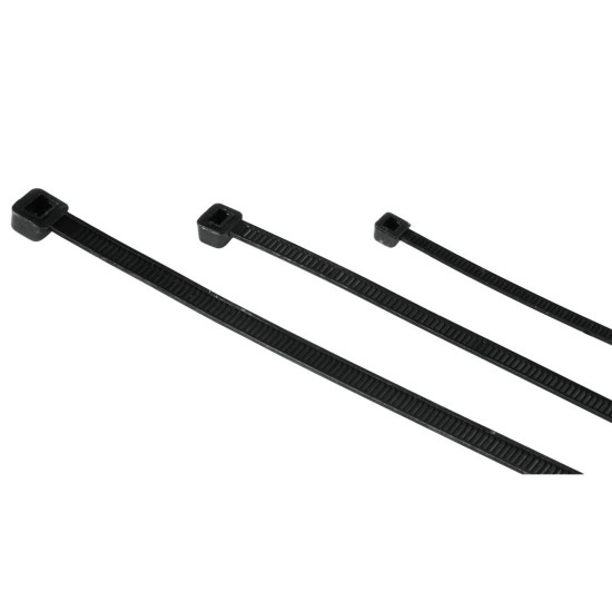 Кабелни връзки, 150 бр., 3 размера,черен Set of Cable Ties, 150 pieces, black