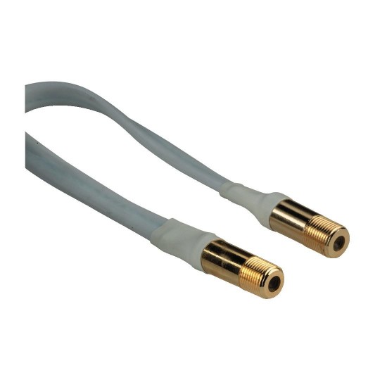 Window Feed-Through Cable HAMA 44195, F-socket - F-socket, gold-plated