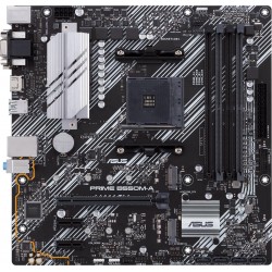 Дънна платка ASUS Prime B550M-A socket AM4, 4xDDR4, Aura Sync, PCIe 4.0, Dual M.2