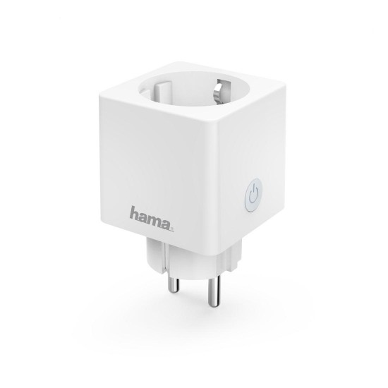 Hama "Mini" WLAN Socket, Consumption Measurement, without Hub, Control by Voice/App
