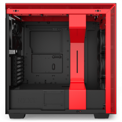 Кутия NZXT H710 Matte Black/Red