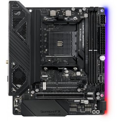 Дънна платка ASUS ROG CROSSHAIR VIII IMPACT X570 socket AM4, 4xDDR4, SO-DIMM.2 card, WI-FI 6, Aura Sync, PCIe 4.0