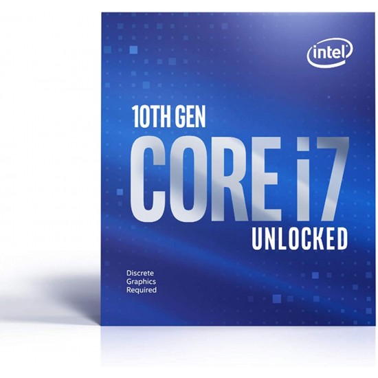 CPU Intel Comet Lake-S Core I7-10700KF 8 cores, 3.8Ghz (Up to 5.10Ghz), 16MB, 125W, LGA1200, BOX