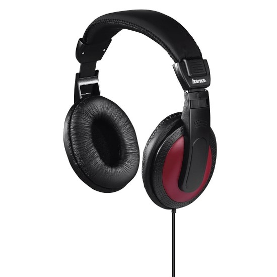 Headphones  HAMA Basic4Music, HK-5618 stereo,Black/Red