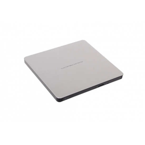 External DVD Writer Slim, LG GP60NW601, USB 2.0, Silver