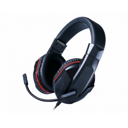 Геймърски слушалки BigBen Nintendo Switch Headset, Микрофон, Черен/Червен