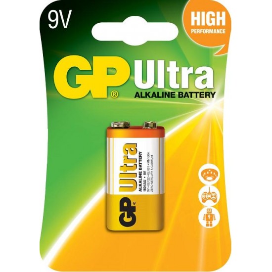 GP Alkaline battery 6LF22 ULTRA 9V 1 pc