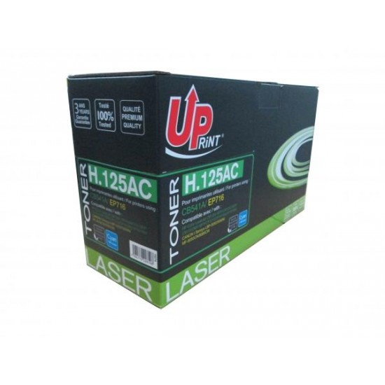 Тонер касета UPRINT CB541A/EP716, HP/CANON, Cyan Toner Cartridge UPRINT CB541A/EP716, HP/CANON, Cyan