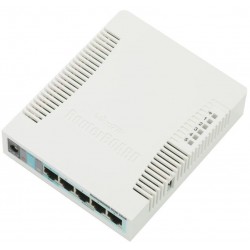 Безжичен Access Point MikroTik RB951G-2HnD, 2.4Ghz AP, 5xGigabit Ethernet, USB, 600MHz CPU, 128MB RAM