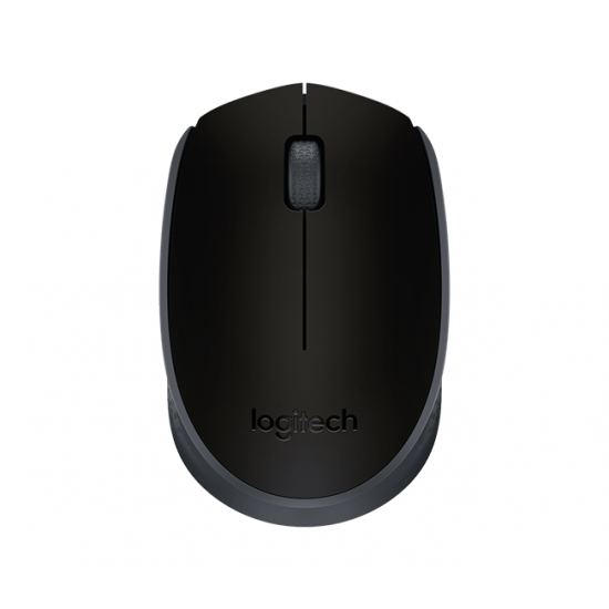 Wireless optical mouse LOGITECH M171, Black, USB