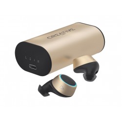 Блутут слушалки-тапи Creative Outlier Gold, с докинг кутийка, Wireless, Златисти Блутут слушалки-тапи Creative Outlier Gold, с докинг кутийка, Wireless, Златисти