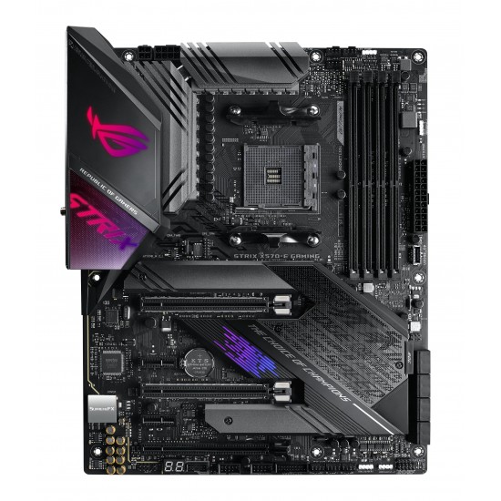 Дънна платка ASUS ROG Strix X570-E Gaming socket AM4, WI-FI 6, 2.5Gbit Lan, Aura Sync, PCIe 4.0 Motherboard ASUS ROG Strix X570-E Gaming socket AM4, WI-FI 6, 2.5Gbit Lan, Aura Sync, PCIe 4.0