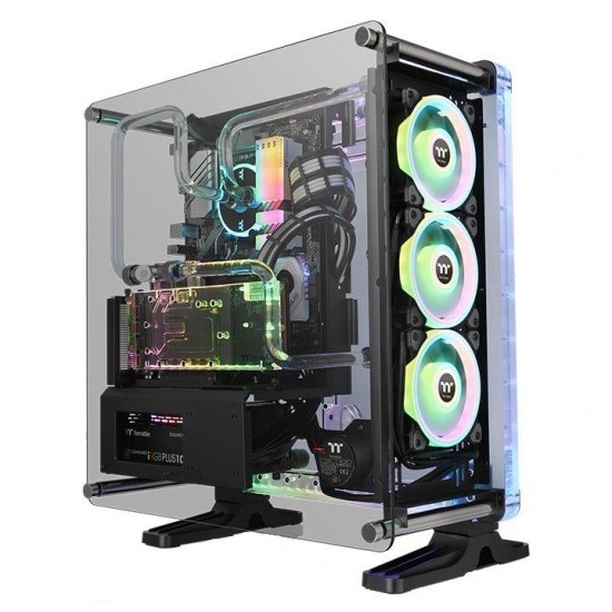 Case Thermaltake DistroCase 350P TG Black ATX Mid Tower