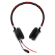 Слушалки Jabra Evolve 40, Stereo Unified Communication Optimized, Микрофон, Черни