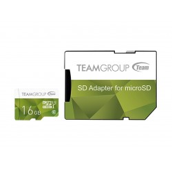 Карта памет Team Group Color microSDHC 16GB, UHS-I Class 10 + SD Адаптер