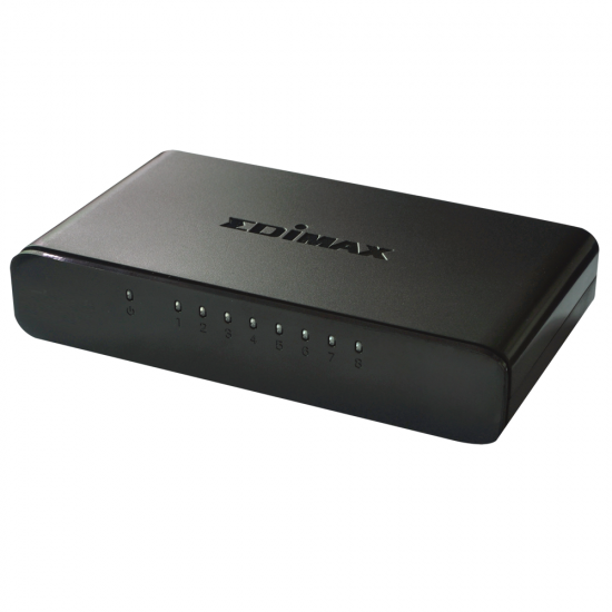 Switch EDIMAX ES-3308P V1, 8 Ports, 10/100 Mbps