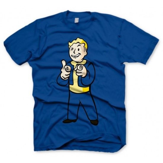 T-Shirt Fallout, Vault Boy Charisma, Gaya Entertainment, XL