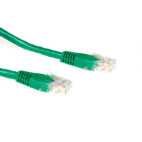 Network Cable Ewent UTP CCA, CAT 6, RJ-45 - RJ-45, 2 m, Green