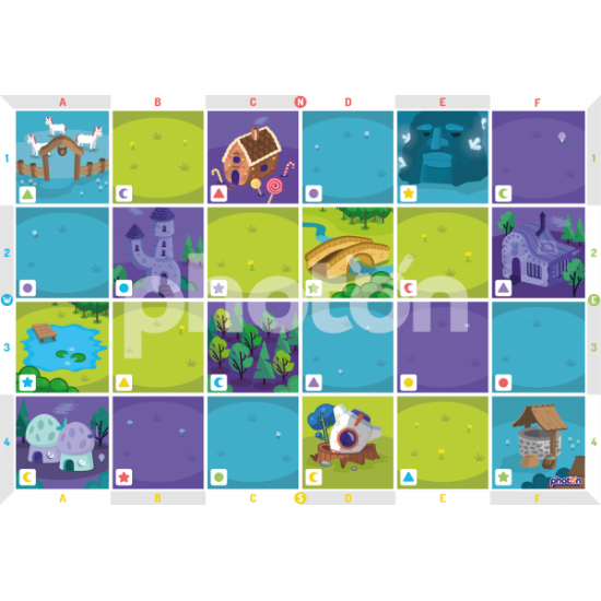 Educational Mat for PHOTON robot EDU version