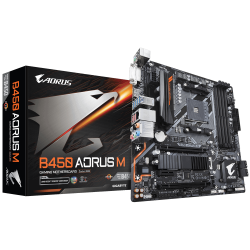 Дънна платка GIGABYTE B450 AORUS M Socket AM4, 4 x DDR4, rev. 1.0