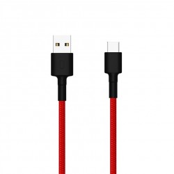 Кабел Xiaomi Mi, USB-A мъжко - USB-C мъжко, 1 м, Червен