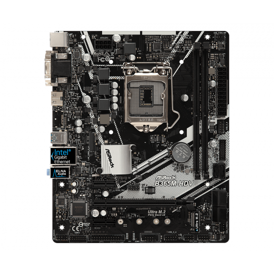 Motherboard ASROCK B365M-HDV, Socket 1151 (300 Series), 2 x DDR4