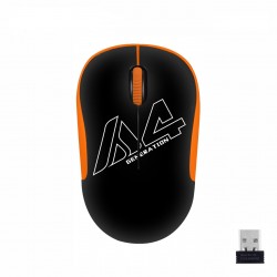 Оптична мишка A4tech G3-300N V-Track, USB, Черен/Оранжев