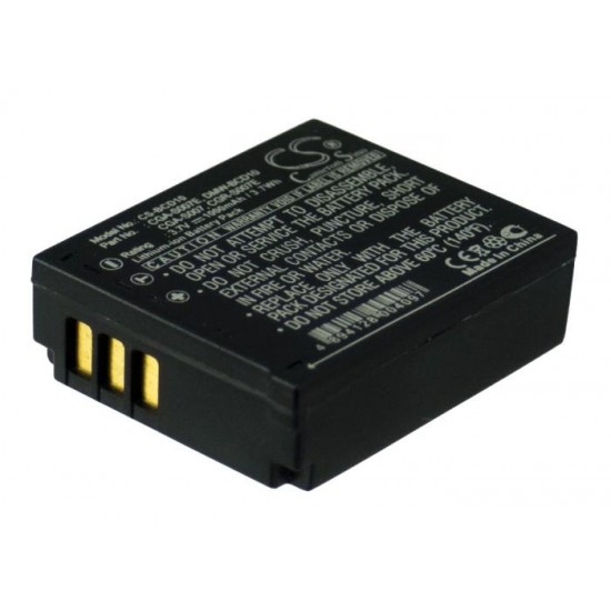 Camera Battery for Panasonic CGA S007 LiIon 3.7V 1000mAh  Cameron Sino