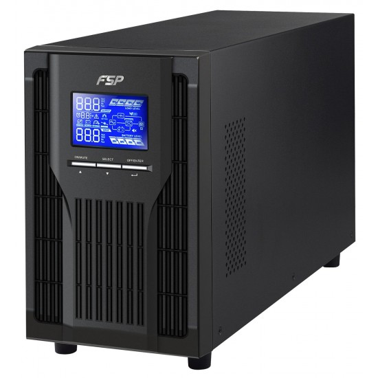 UPS FSP Group Champ Tower, 1000VA, 900W, OnLine, LCD, 3xIEC