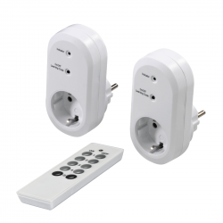 Радиоуправляеми контакти с дистанционно управление HAMA 121949, 3500W Радиоуправляеми контакти с дистанционно управление HAMA 121949, 3500W