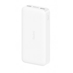Външна батерия Xiaomi Redmi, 20000 mAh 18W, USB-A / USB-С, Бяла Външна батерия Xiaomi Redmi, 20000 mAh 18W, USB-A / USB-С, Бяла