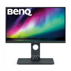 Монитор BenQ SW270C, IPS&lrm;, 27 inch, Wide, WQHD, HDMI, DP, USB-C, USB Hub, Card Reader, Черен