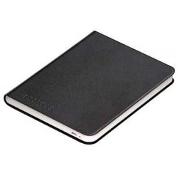 Калъф кожен BOOKEEN Classic, за eBook четец DIVA, 6 inch, магнит, Черен