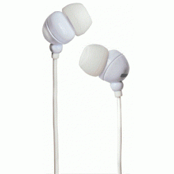 Слушалки  MAXELL PLUGZ , In-Ear, Бял