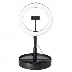 Монопод с LED светлина Hama "SpotLight FoldUp 102", 10.2"(26.5 cm)