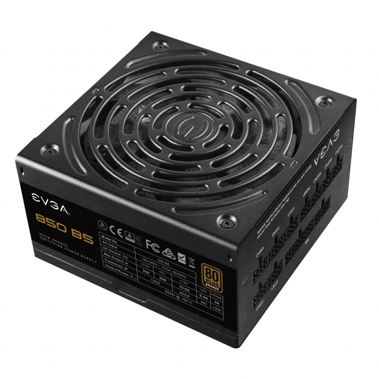 Power Supply EVGA 850 B5, 80+ BRONZE 850W, Semi Modular