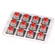 Суичове за механична клавиатура Keychron LK Optical, Red, Switch Set 12 броя