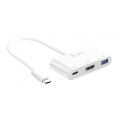 Адаптер j5create JCA379, USB-C - HDMI/Ethernet/ USB 3.0 / PD 2.0