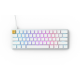 Геймърскa механична клавиатура Glorious White Ice GMMK RGB Compact, Gateron Brown US Layout