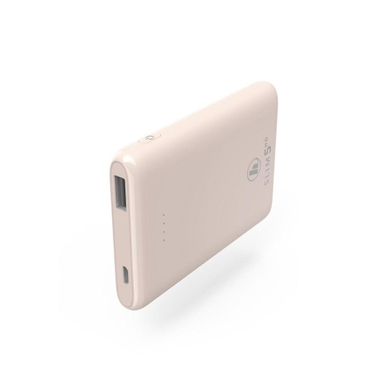 Hama "SLIM 5HD" Power Pack, 5000 mAh, pale pink