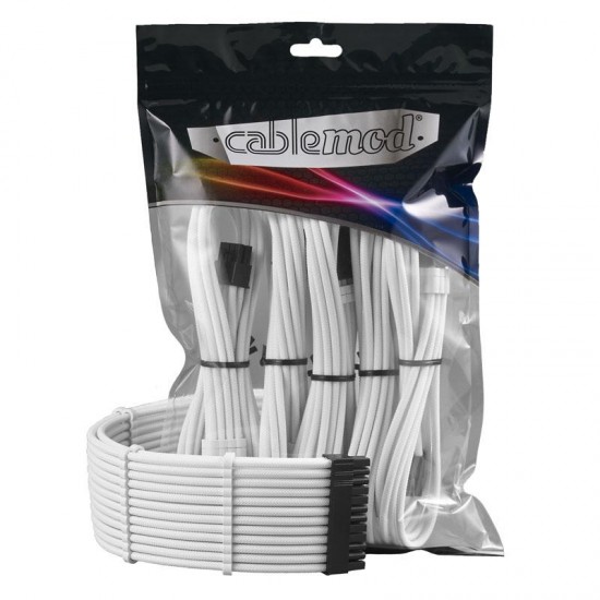 Sleeved Cable Extension Kit CableMod PRO ModMesh White