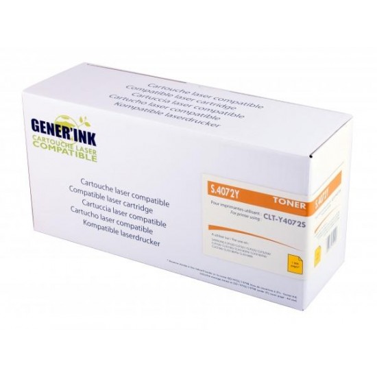Toner Cartridge GENERINK CLT-Y4072S, SAMSUNG, Yellow