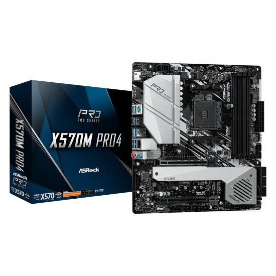 Motherboard ASROCK X570M Pro4, socket AM4