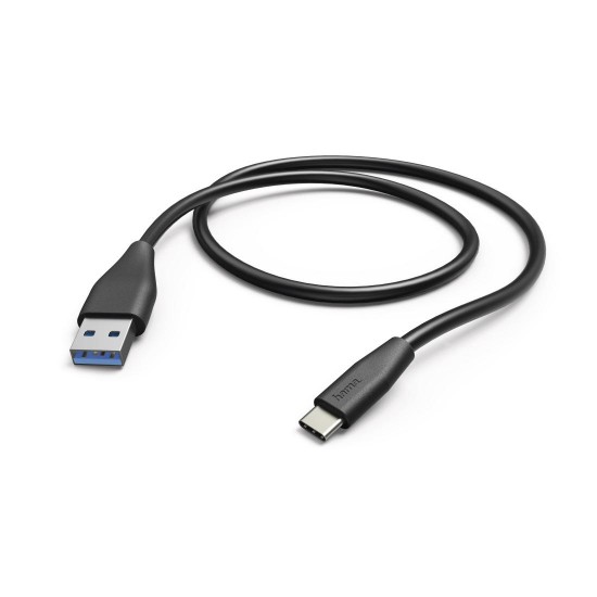 Кабел HAMA 178396 USB-C мъжко - USB 3.1 A мъжко, 5Gbit/s, 1.5 м., Черен Hama Charging/Data Cable, USB Type-C - USB 3.1 A Plug, 1.5 m, black