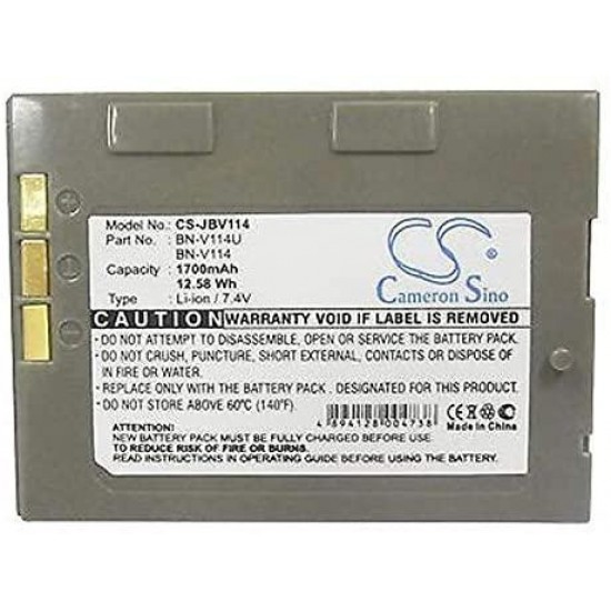 Camera Battery for JVC BNV114 Li-Ion 7.2V 1700mAh Cameron Sino