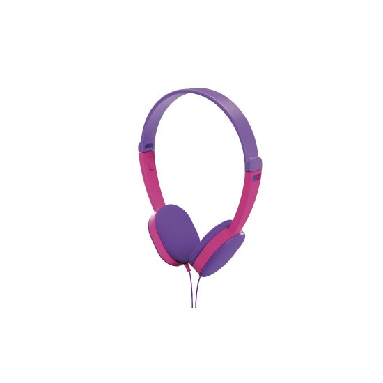 Hama "Kids" On-Ear Stereo Headphones, purple/pink