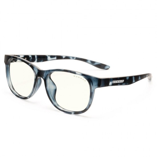 Blue light glasses for kids Gunnar Rush Kids Large, Clear Natural, Navy Tortoise